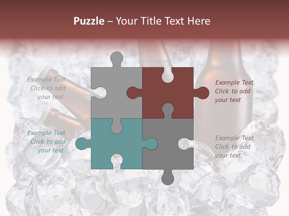 Beer On Ice PowerPoint Template
