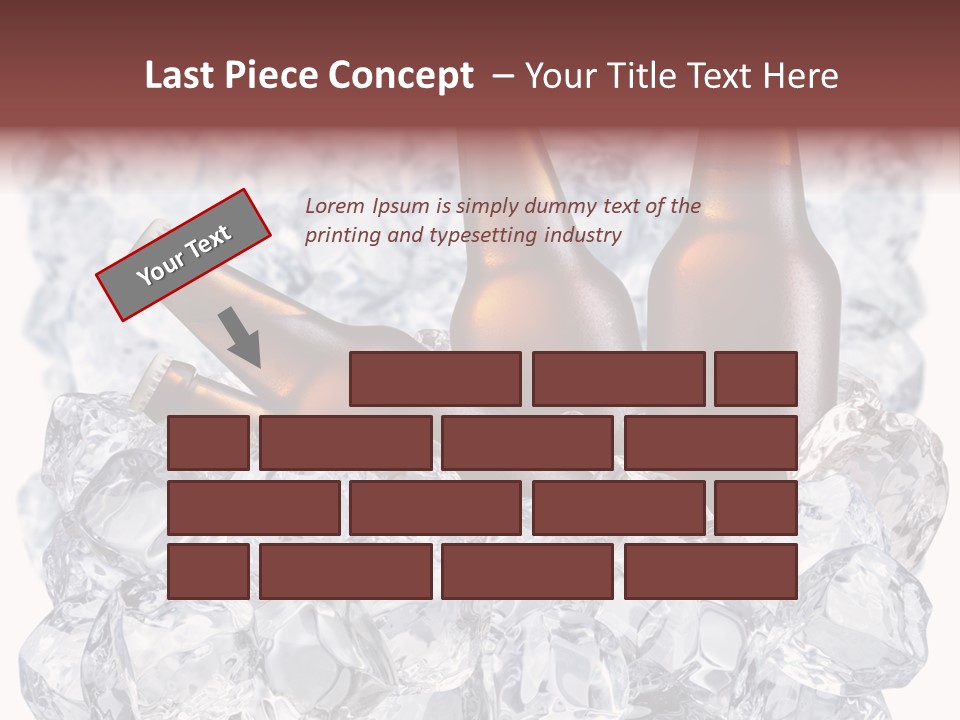 Beer On Ice PowerPoint Template