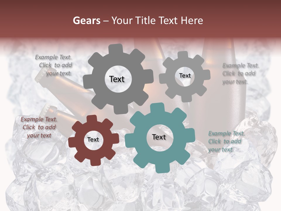 Beer On Ice PowerPoint Template