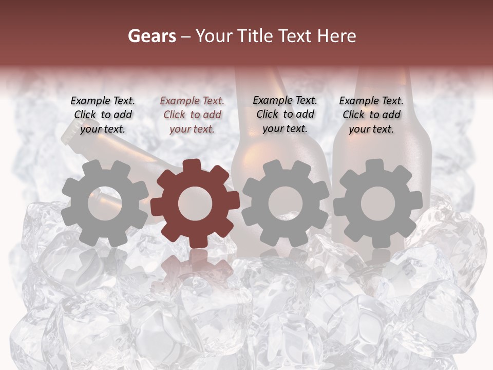 Beer On Ice PowerPoint Template