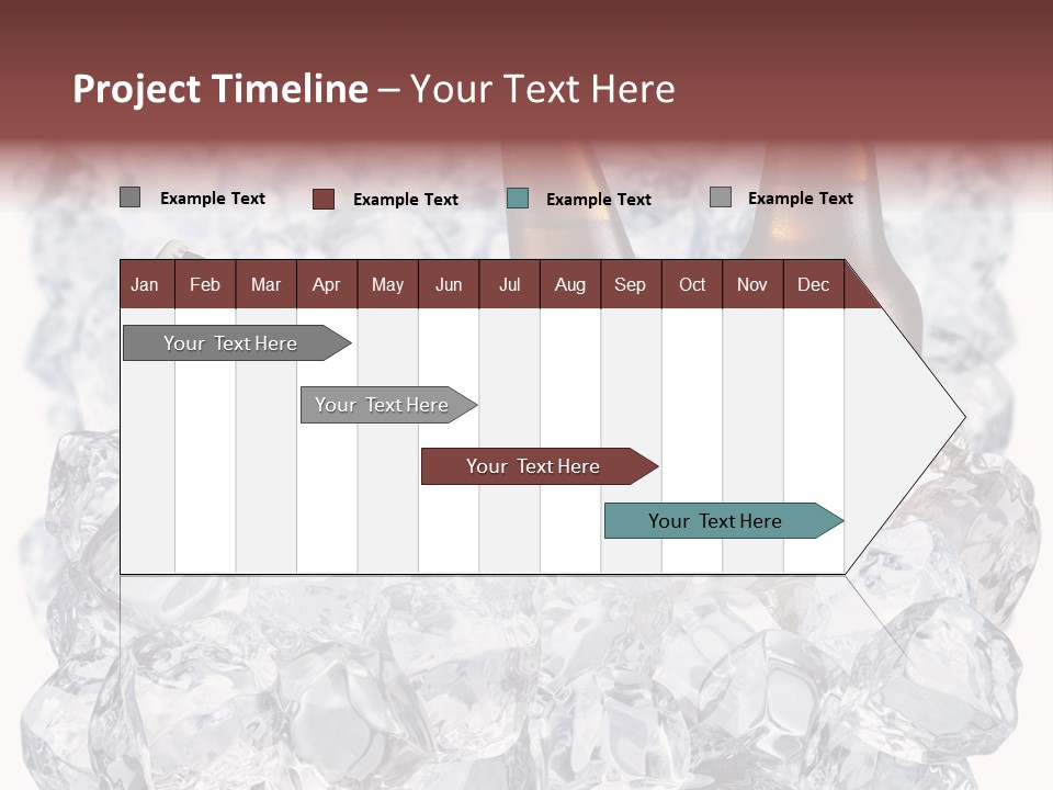 Beer On Ice PowerPoint Template