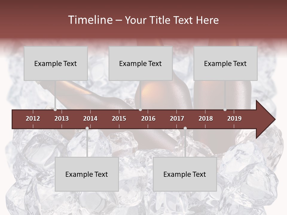 Beer On Ice PowerPoint Template