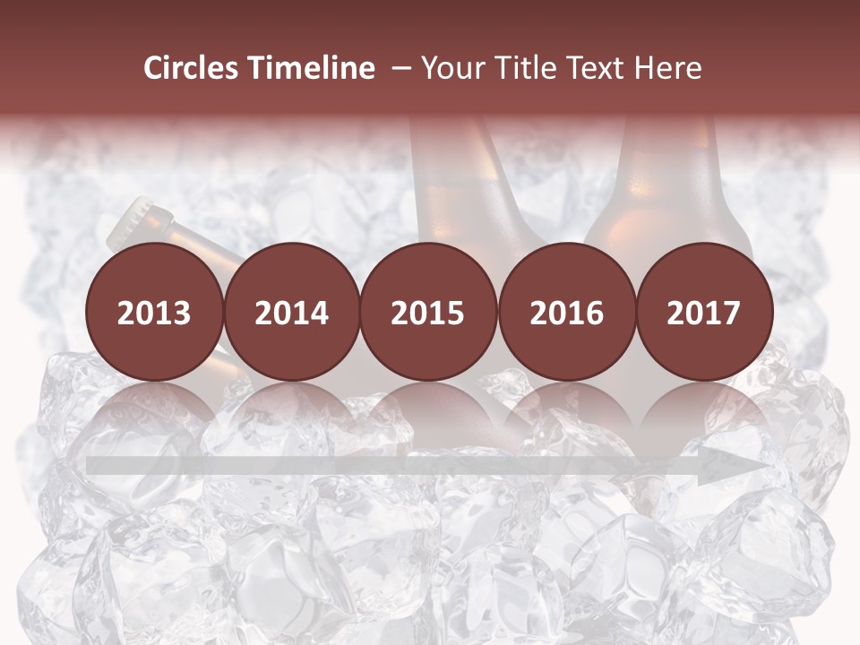 Beer On Ice PowerPoint Template