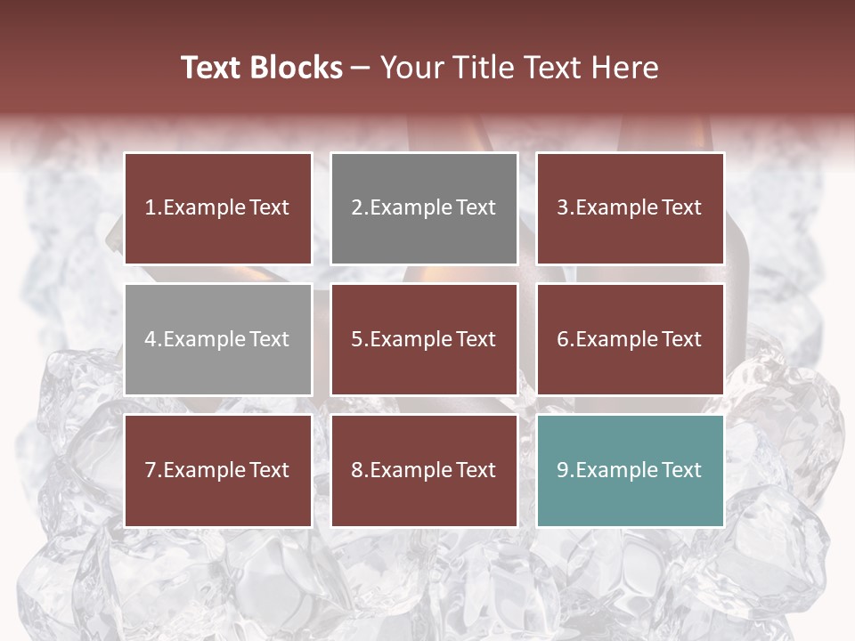 Beer On Ice PowerPoint Template