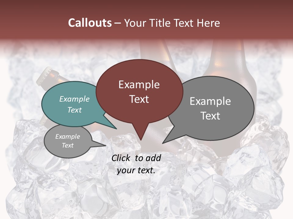 Beer On Ice PowerPoint Template