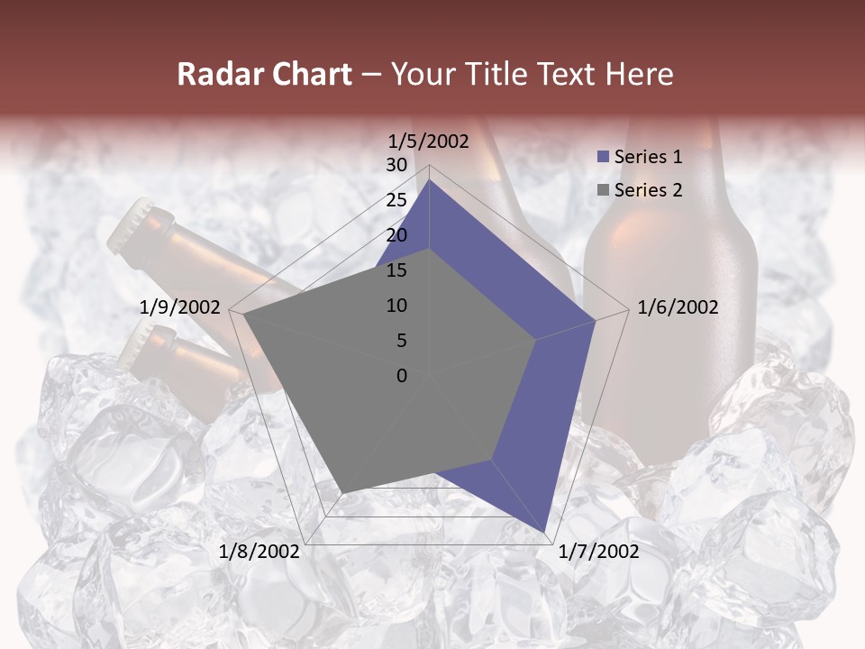 Beer On Ice PowerPoint Template