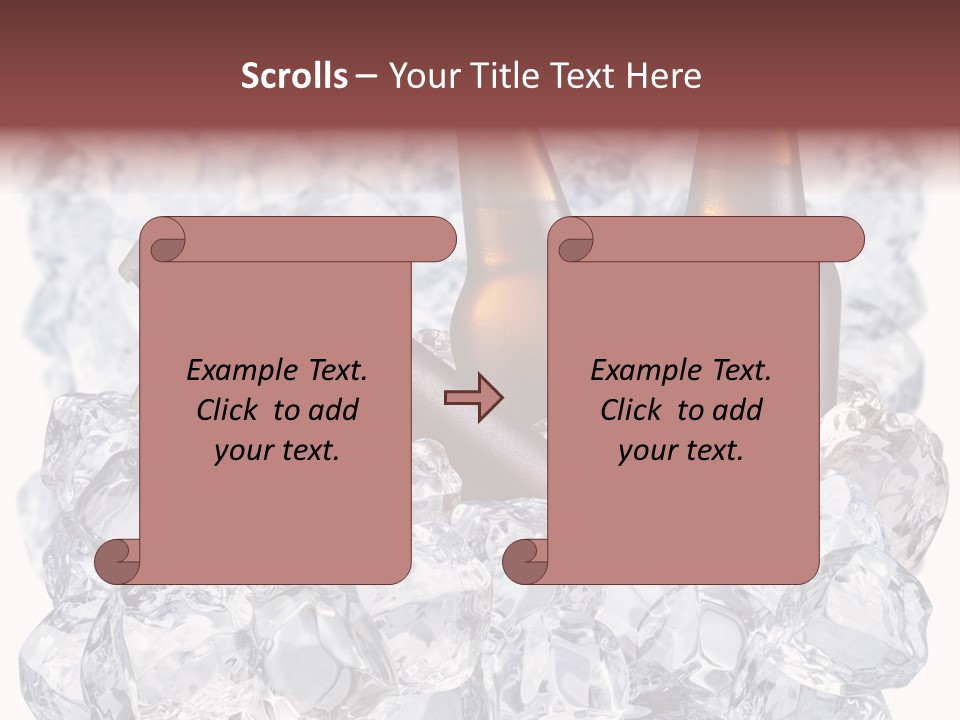 Beer On Ice PowerPoint Template