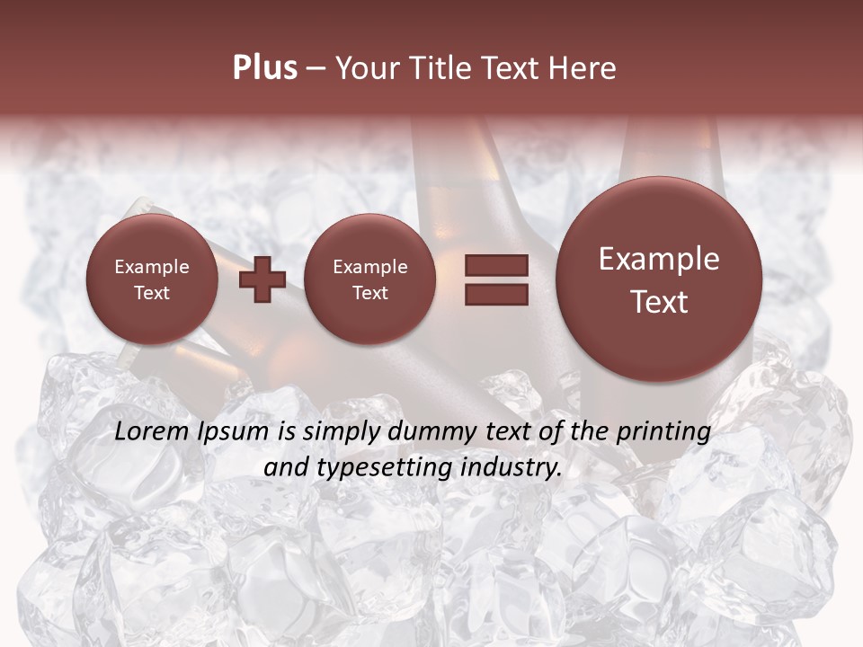 Beer On Ice PowerPoint Template