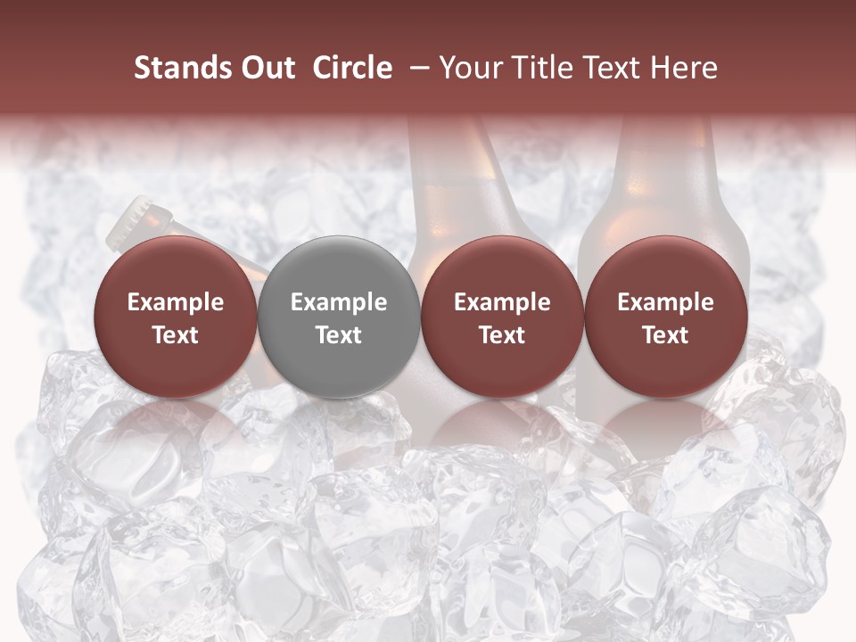 Beer On Ice PowerPoint Template