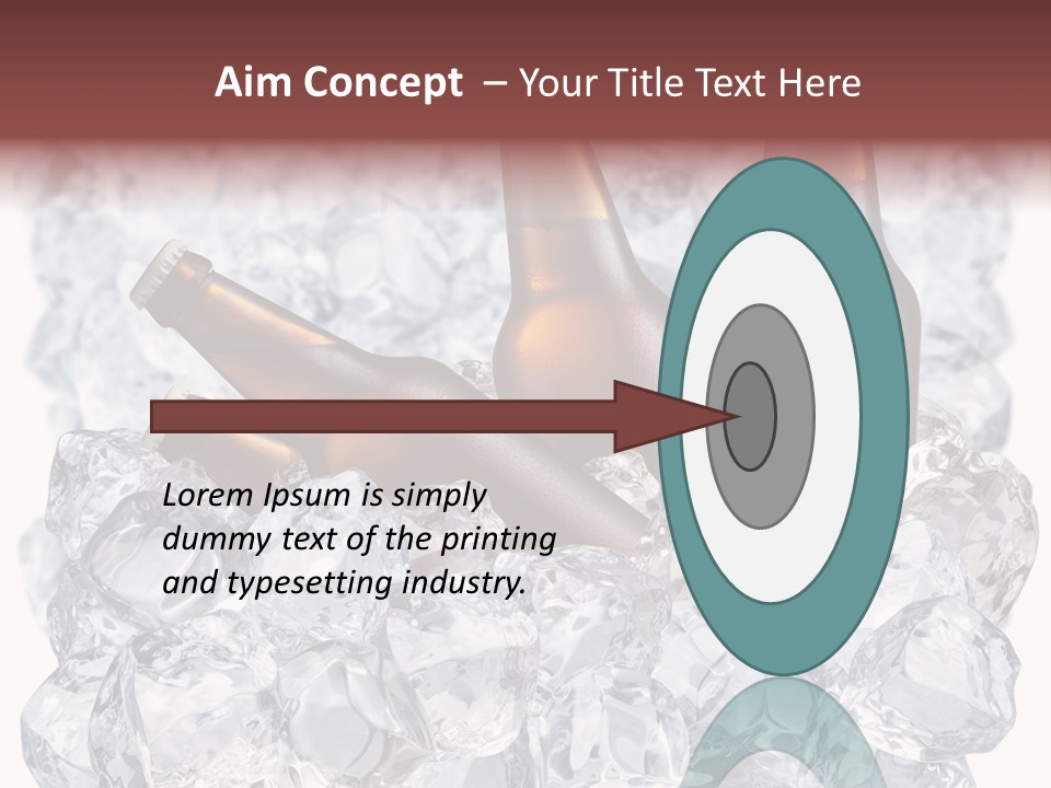 Beer On Ice PowerPoint Template