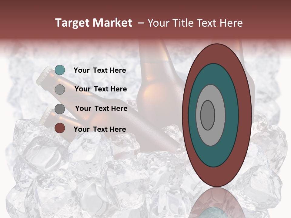Beer On Ice PowerPoint Template