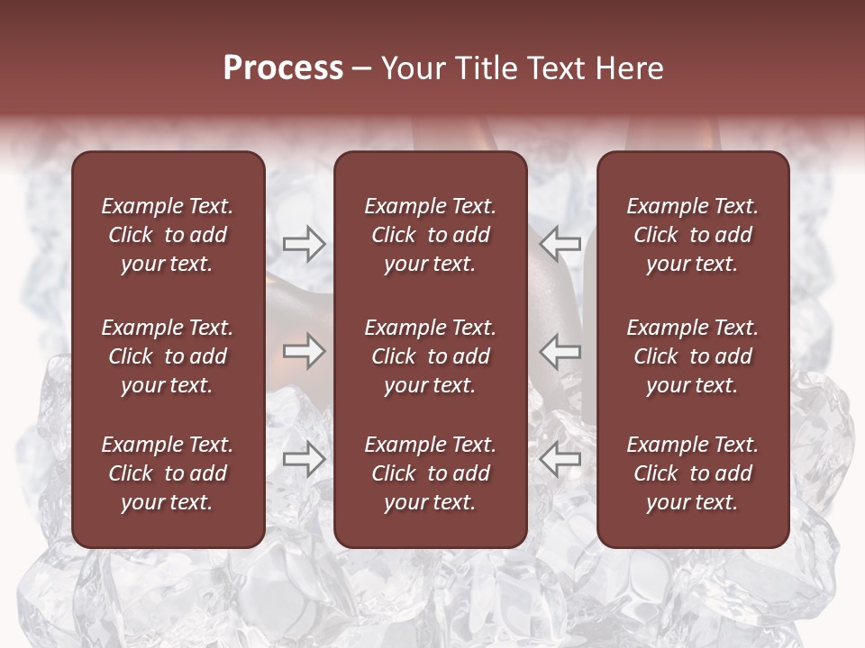 Beer On Ice PowerPoint Template