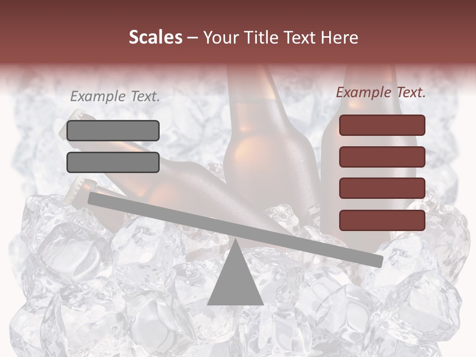 Beer On Ice PowerPoint Template