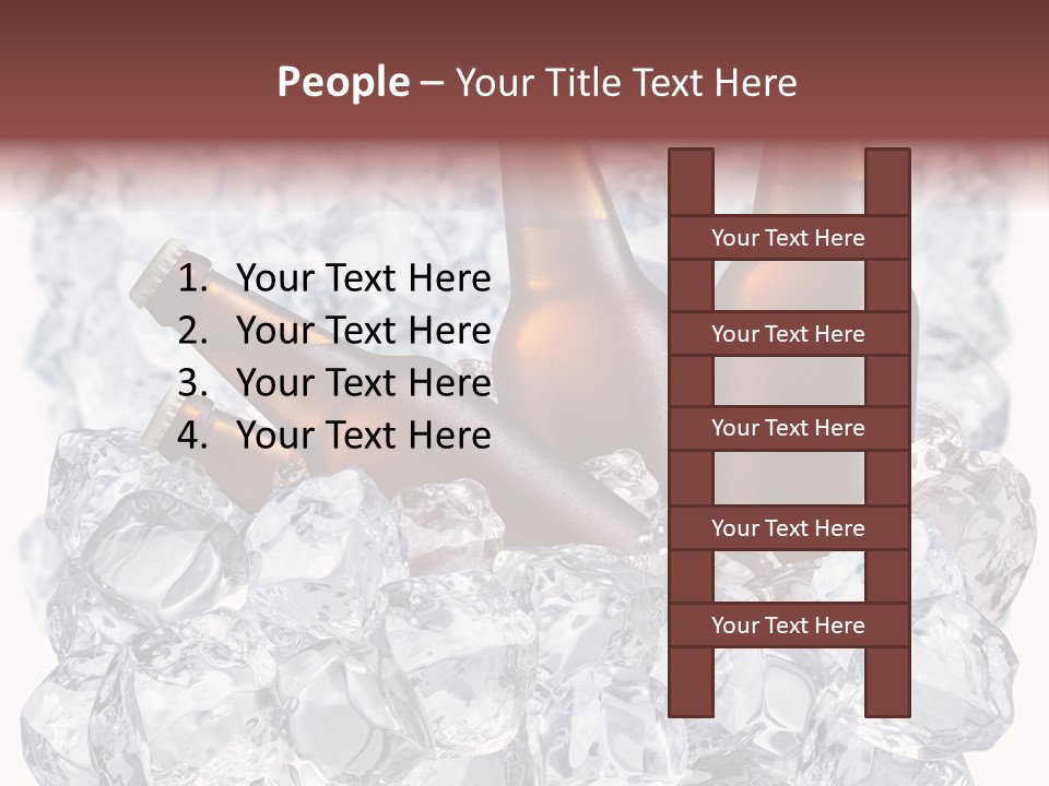 Beer On Ice PowerPoint Template