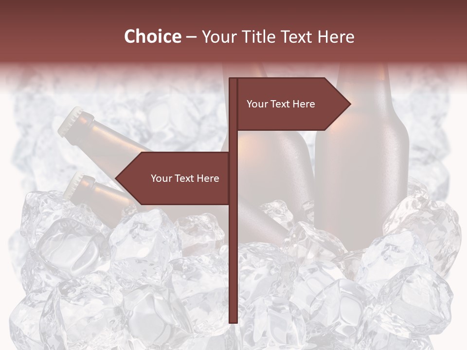 Beer On Ice PowerPoint Template