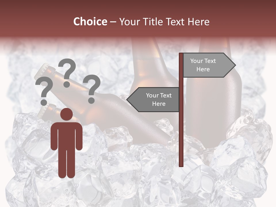 Beer On Ice PowerPoint Template