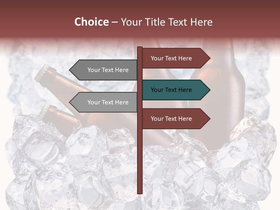 Beer On Ice PowerPoint Template