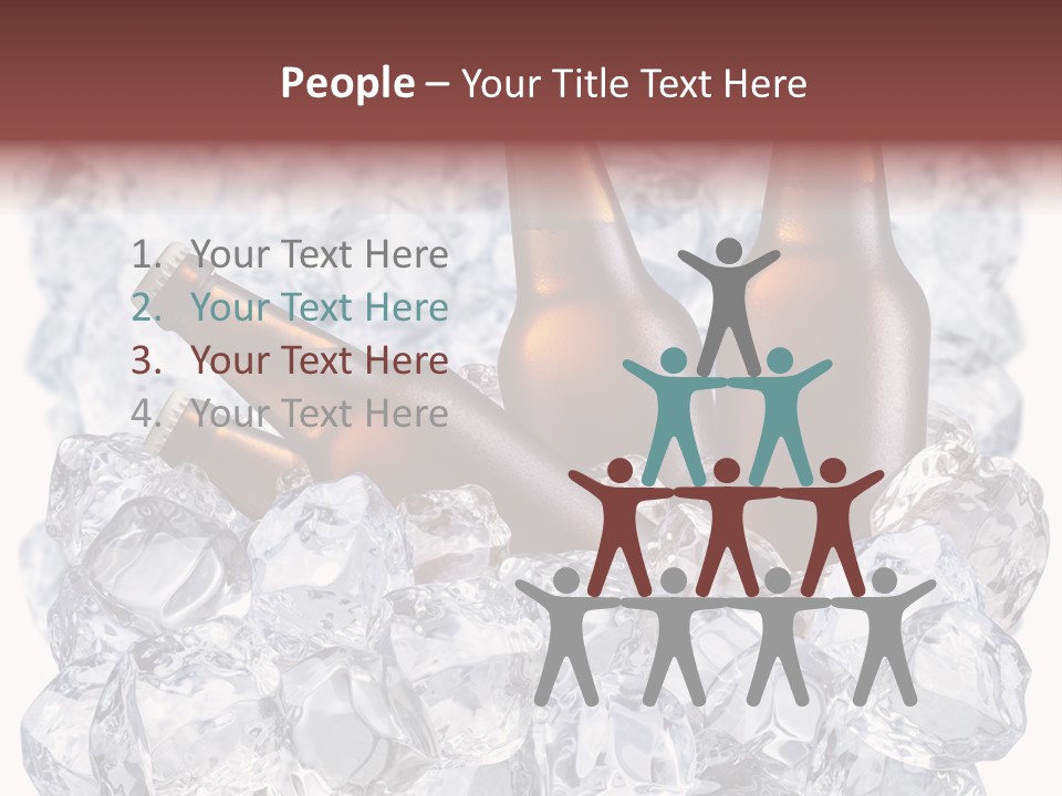 Beer On Ice PowerPoint Template