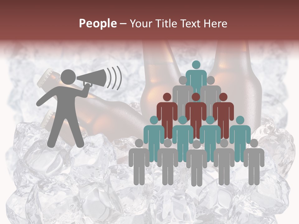Beer On Ice PowerPoint Template