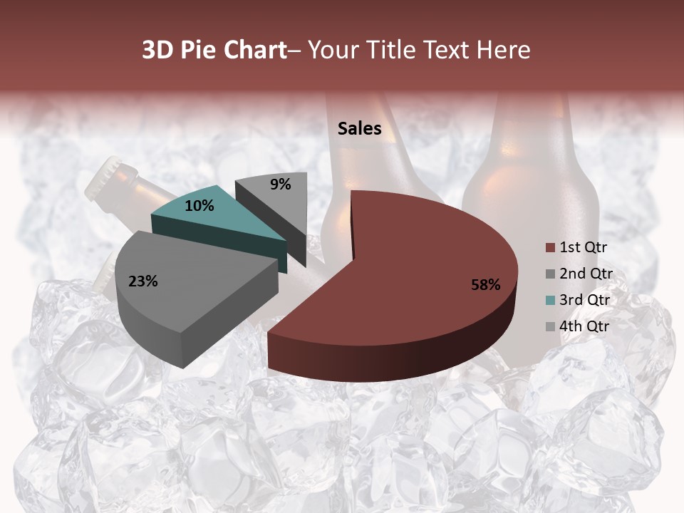 Beer On Ice PowerPoint Template