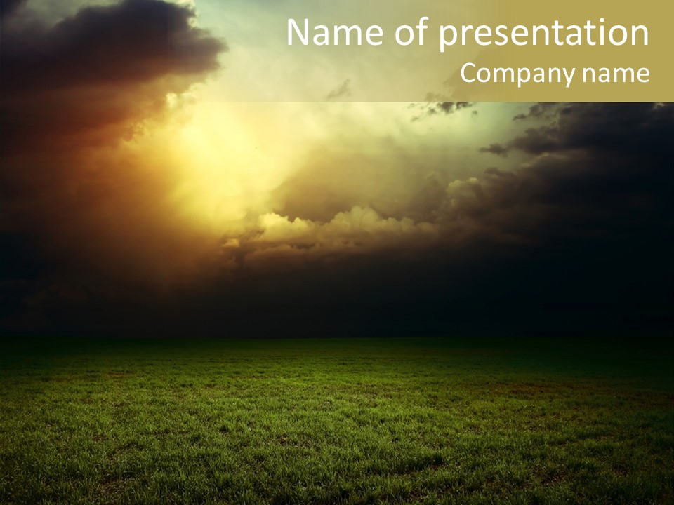 Sunwaves 14 PowerPoint Template