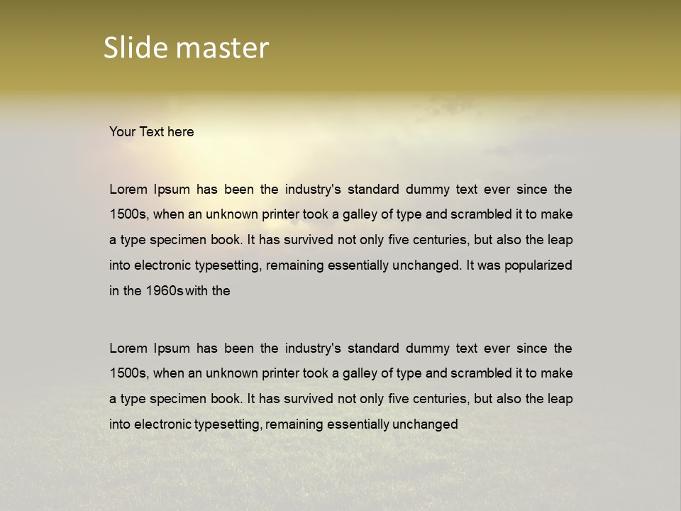 Sunwaves 14 PowerPoint Template