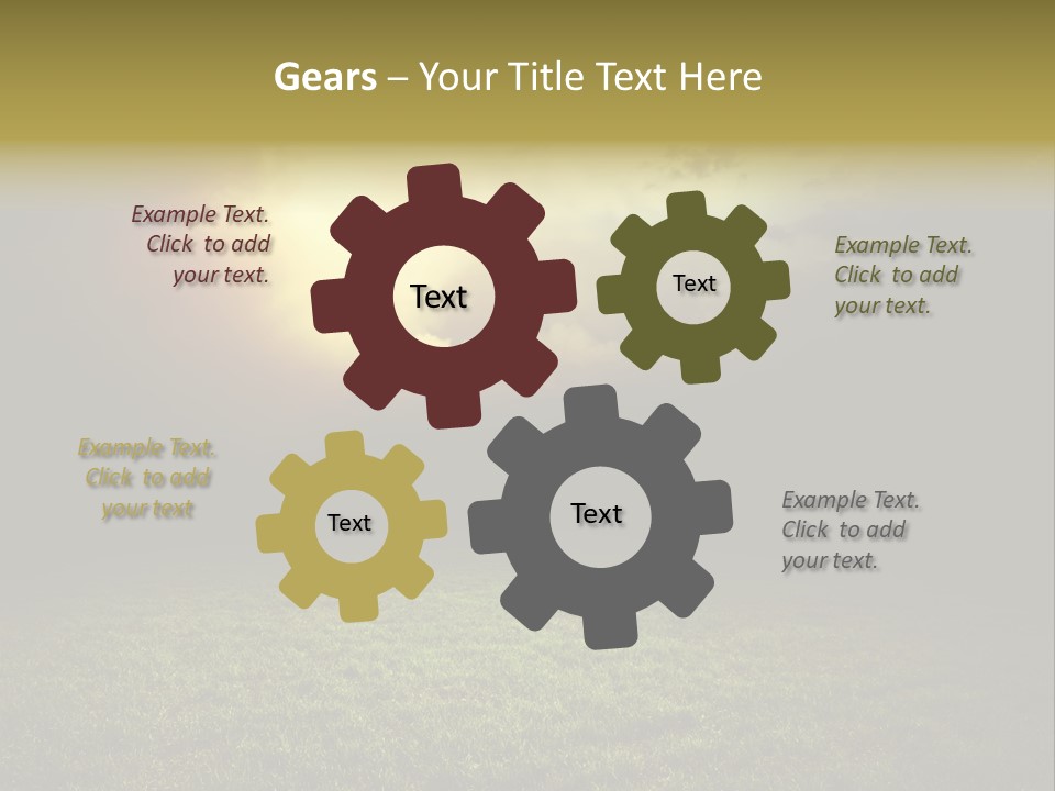 Sunwaves 14 PowerPoint Template