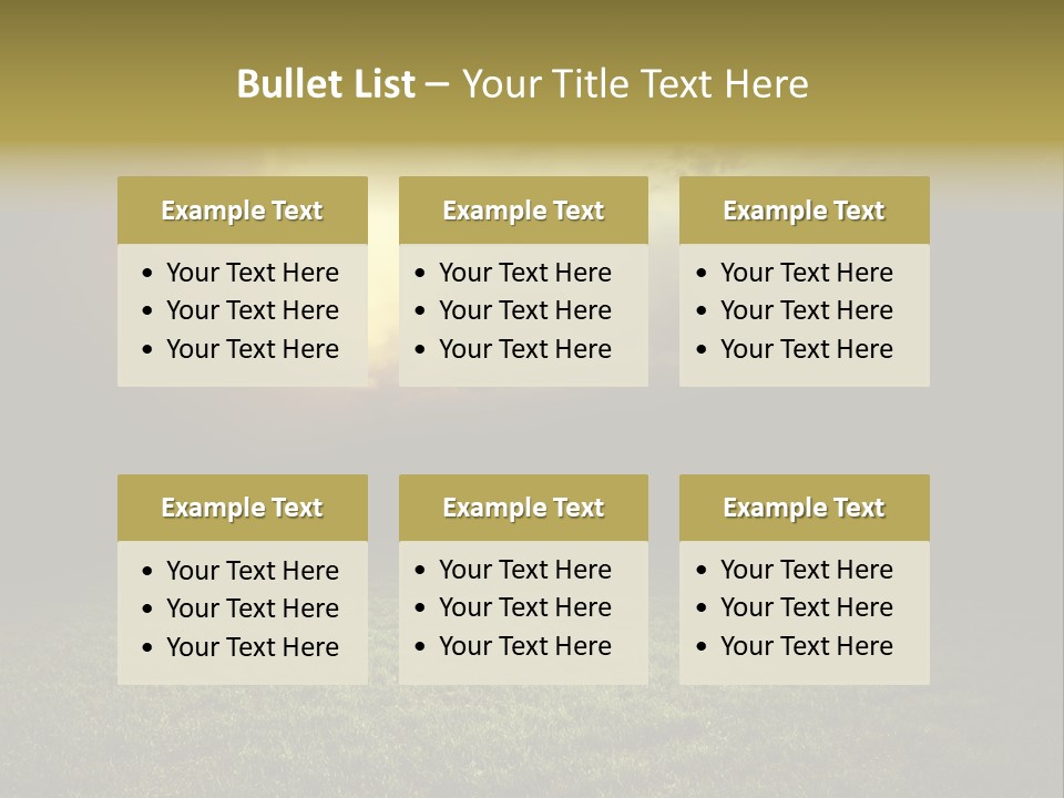 Sunwaves 14 PowerPoint Template