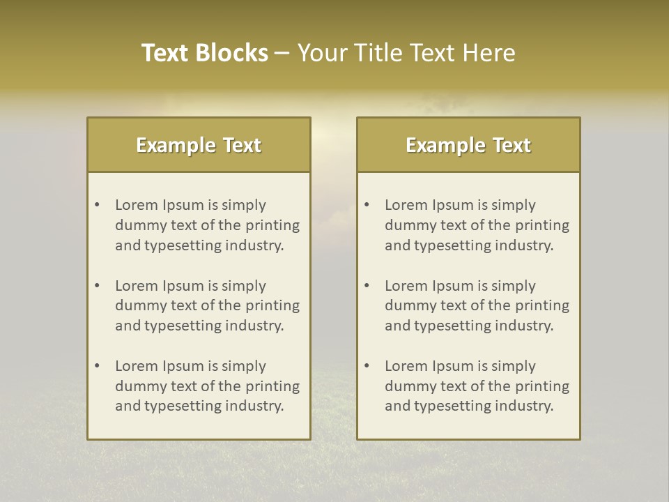 Sunwaves 14 PowerPoint Template