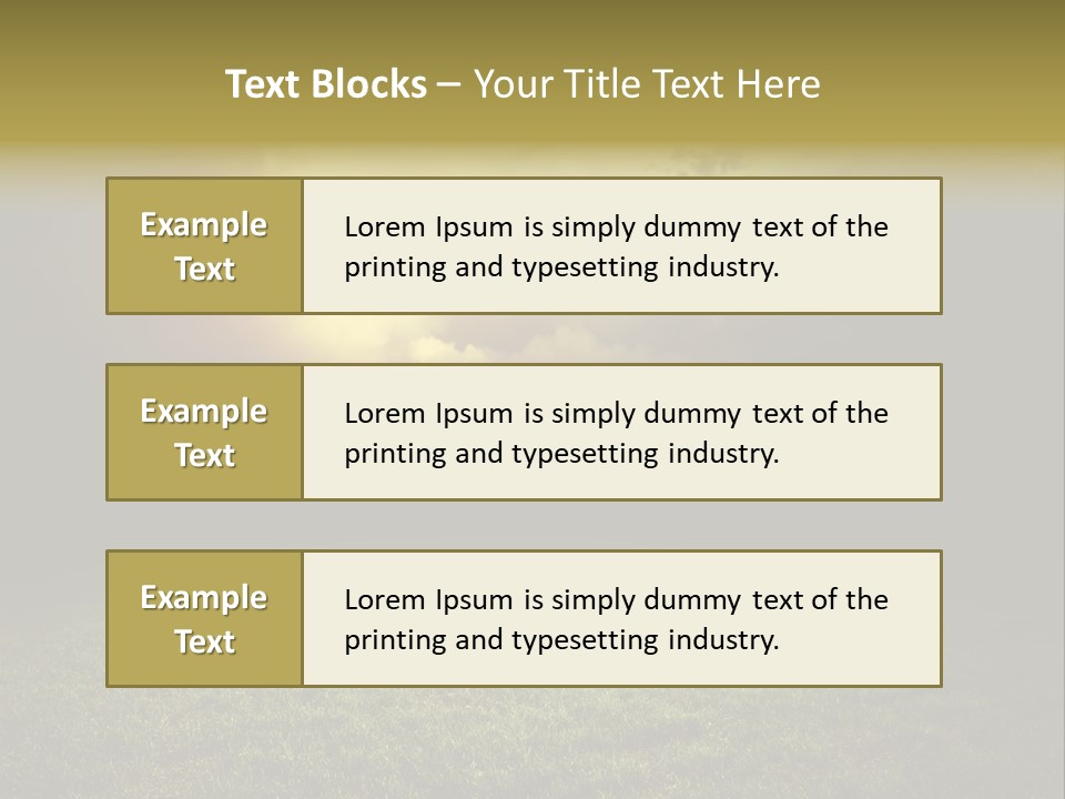 Sunwaves 14 PowerPoint Template