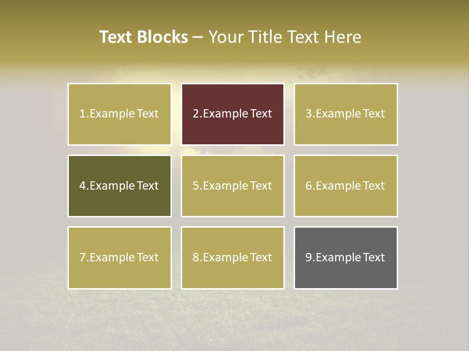 Sunwaves 14 PowerPoint Template
