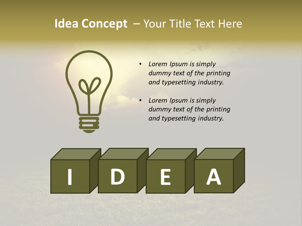Sunwaves 14 PowerPoint Template