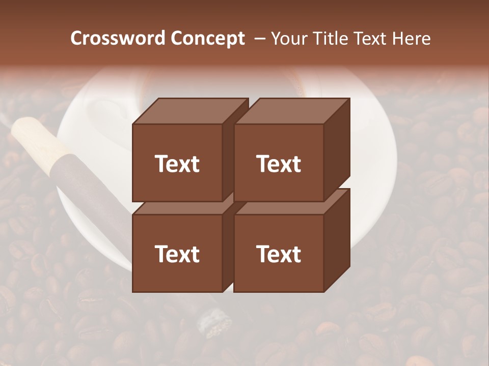 Coffee And Cigar PowerPoint Template