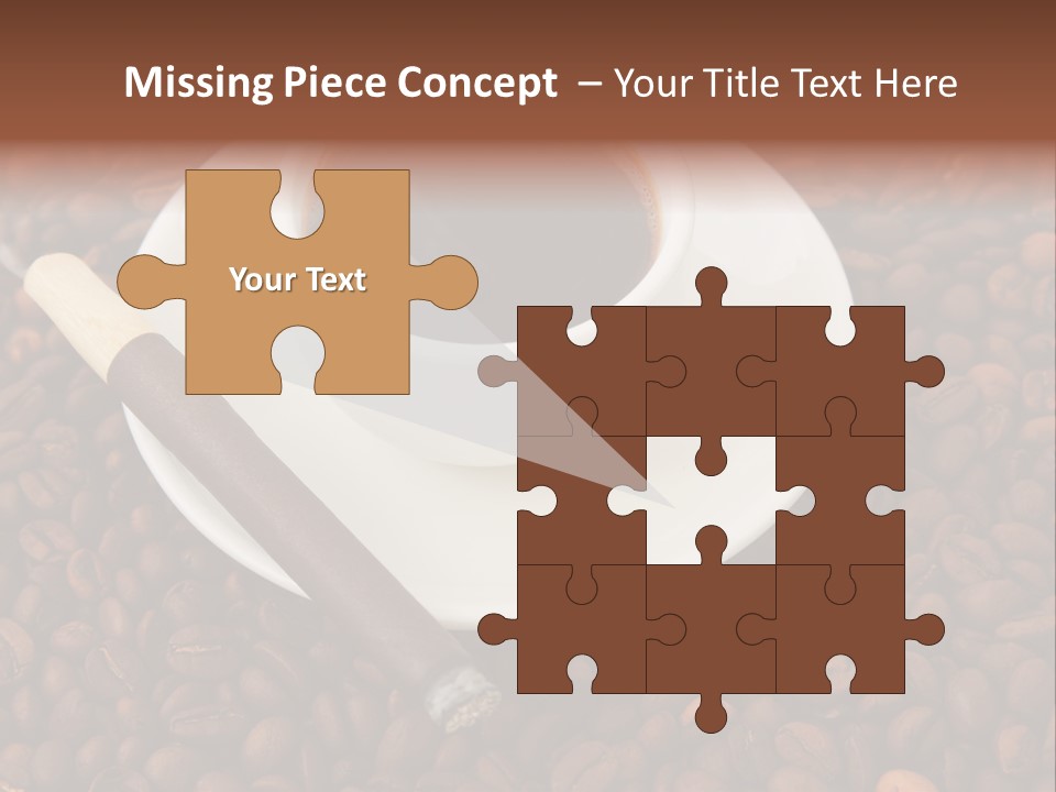 Coffee And Cigar PowerPoint Template