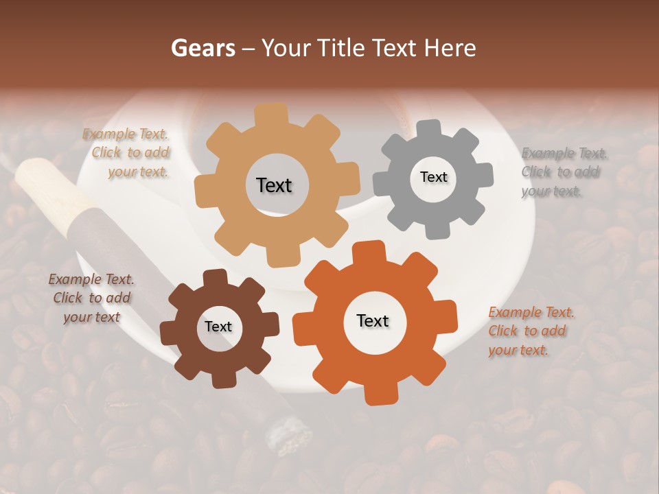 Coffee And Cigar PowerPoint Template