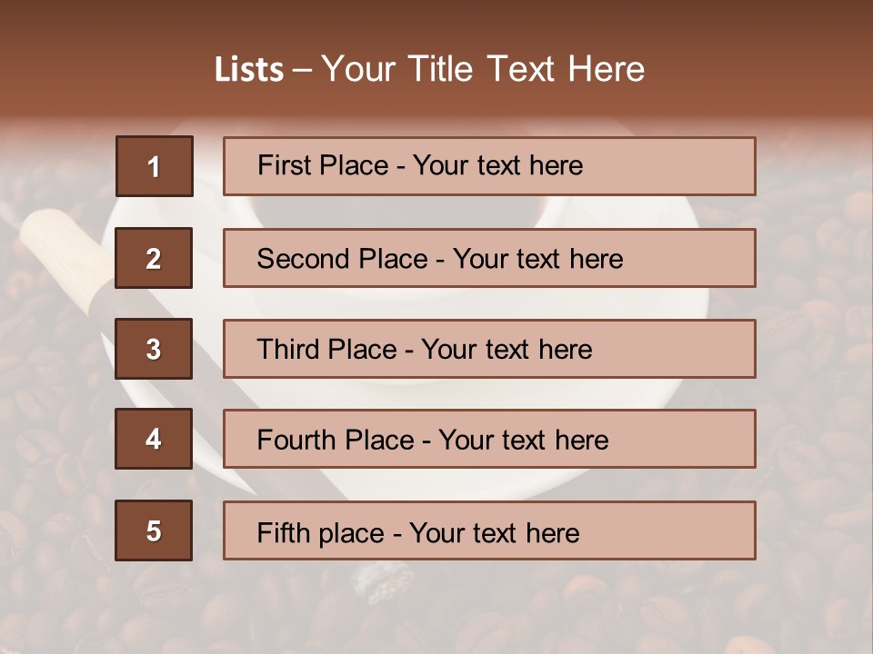 Coffee And Cigar PowerPoint Template