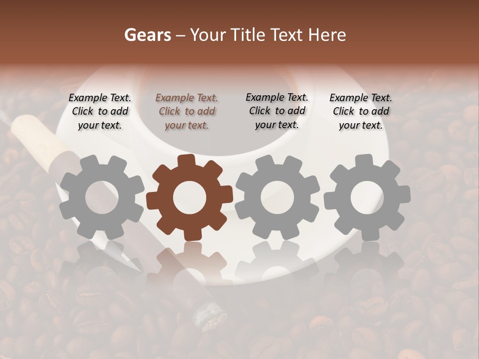 Coffee And Cigar PowerPoint Template