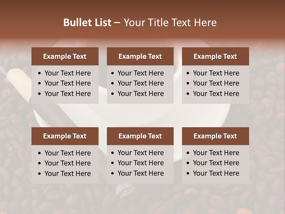 Coffee And Cigar PowerPoint Template