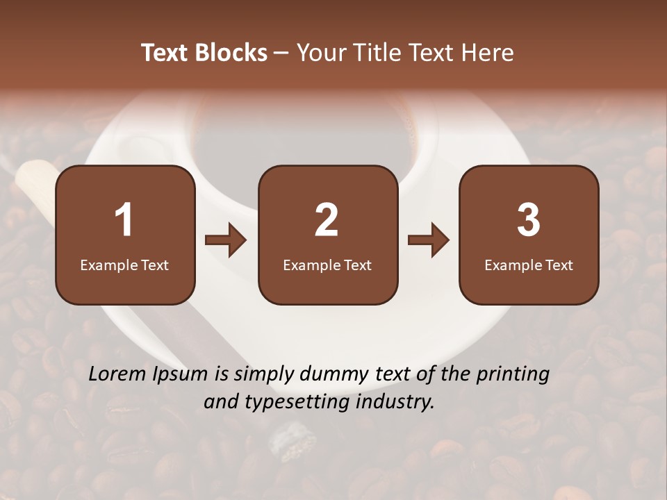 Coffee And Cigar PowerPoint Template