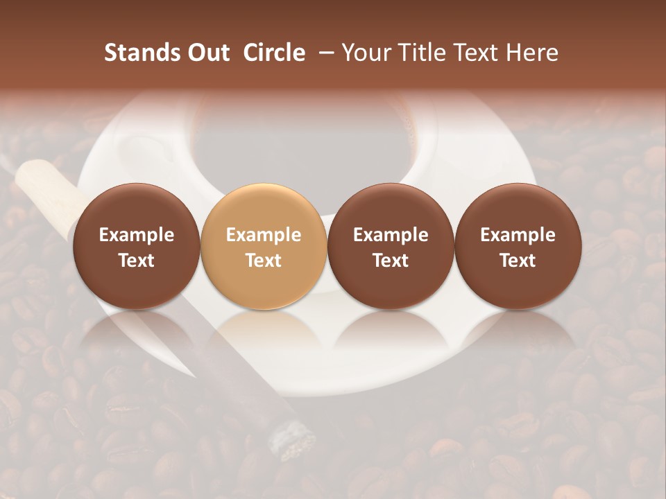 Coffee And Cigar PowerPoint Template