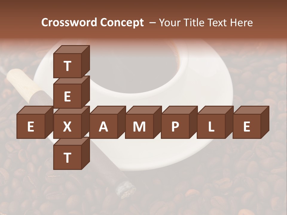 Coffee And Cigar PowerPoint Template