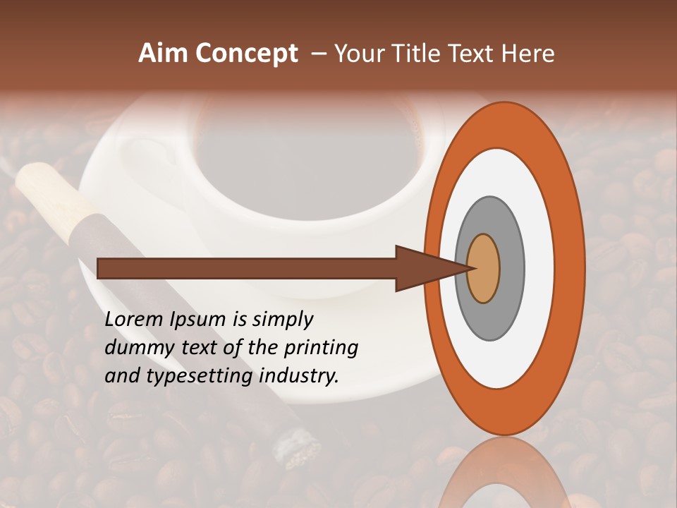 Coffee And Cigar PowerPoint Template