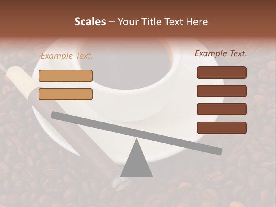 Coffee And Cigar PowerPoint Template