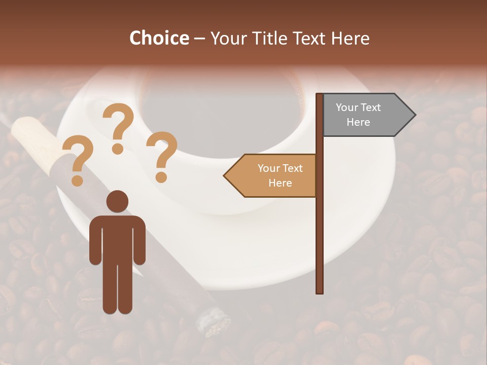 Coffee And Cigar PowerPoint Template