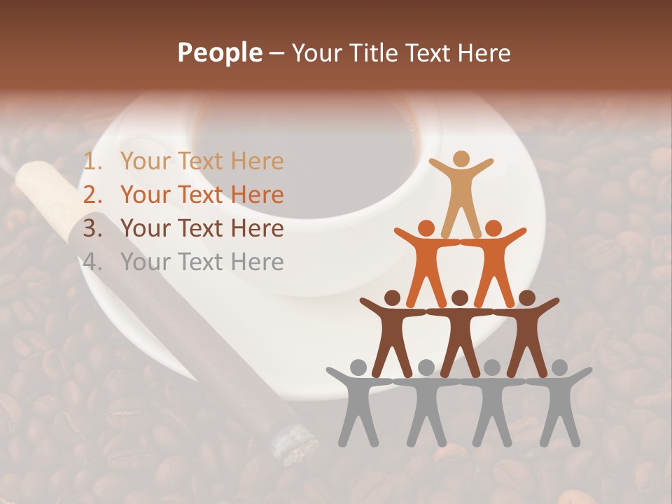 Coffee And Cigar PowerPoint Template