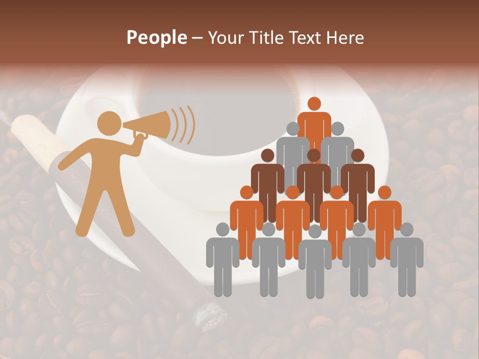 Coffee And Cigar PowerPoint Template