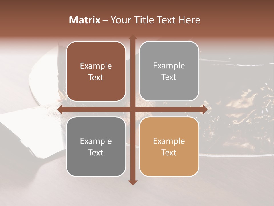 Chocolate Cake PowerPoint Template