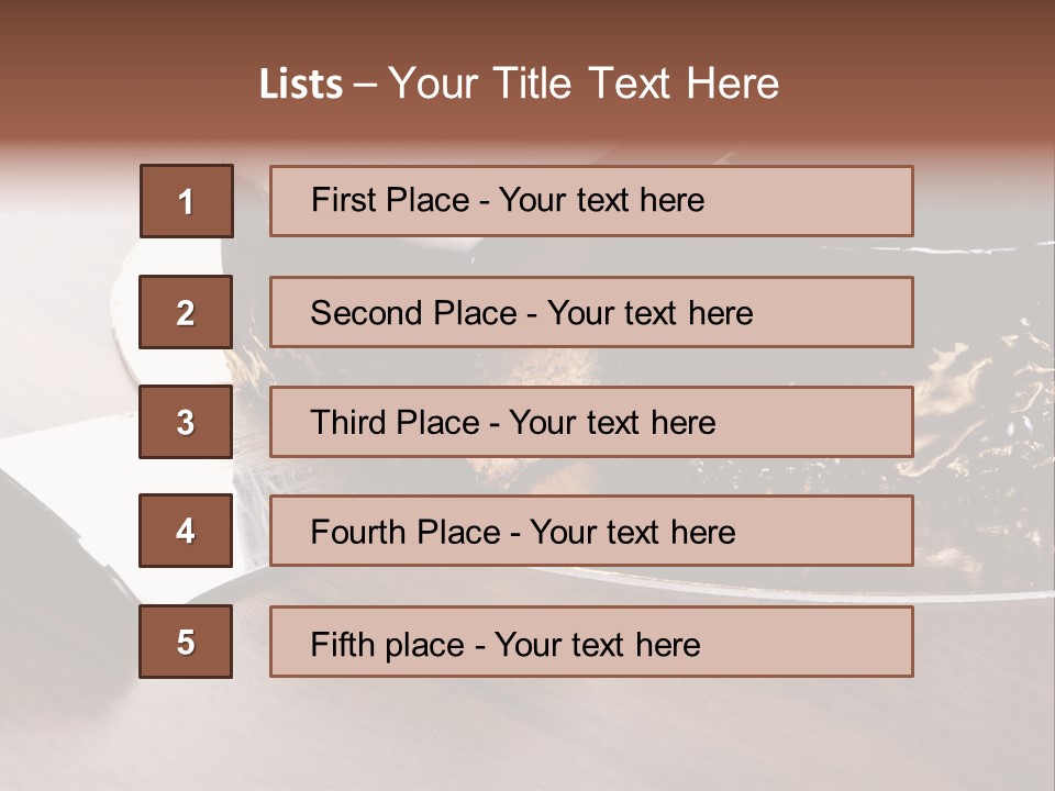 Chocolate Cake PowerPoint Template