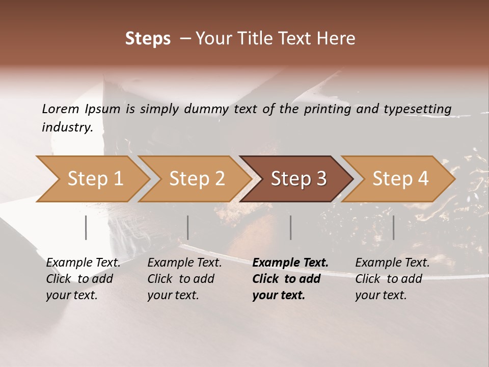 Chocolate Cake PowerPoint Template