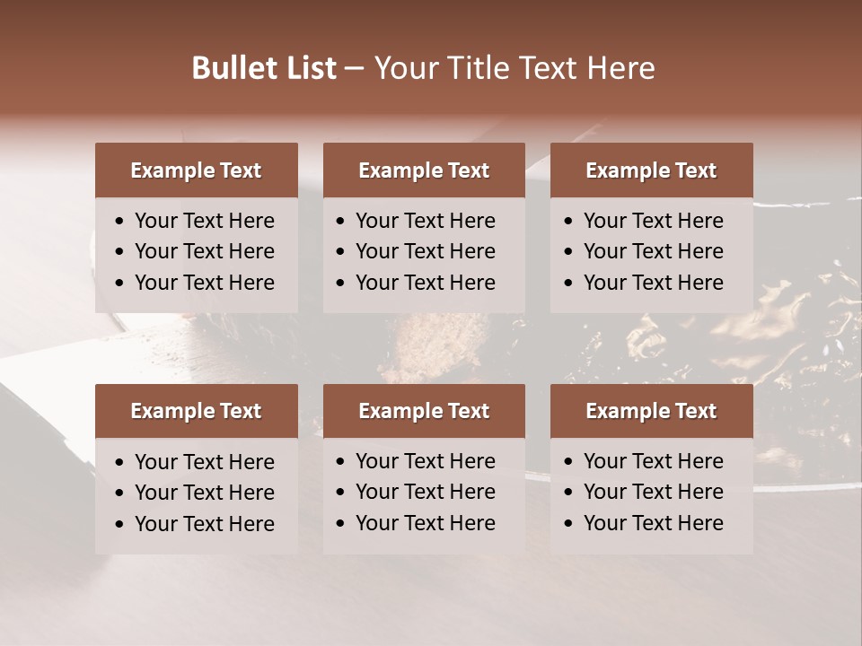 Chocolate Cake PowerPoint Template